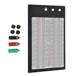 Breadboard Solderless Breadboard White Abs 1660 Points Holes Plug in Breadboard Test Bed Solder Circuit Test