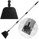 Ice Scraper Garden Snow Shovel: 54 Inch Weed Puller Garden Tools Floor Scraper for Garden Edging Driveway Snow Removal