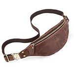 Leather Fanny Packs for Men Women,P