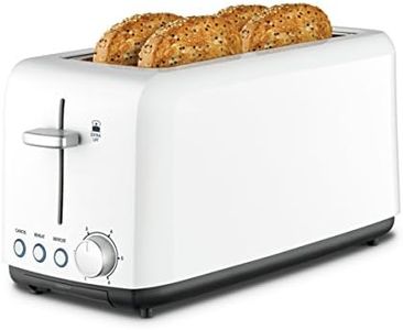 Kambrook 4-Slice Wide Slot Toaster, KTA140WHT