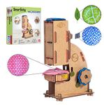 Smartivity Microscope 100x Zoom Toy for Kids Age 8-14 Years Old | Birthday Gifts for Boys & Girls | DIY Science Toy for Kids 8,9,10,11,12,13,14 Years Old Students I STEM Wooden Construction Game