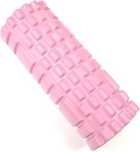 HIGHROCK Foam Roller, Grid Roller for Yoga Pilates Exercise Physical Therapy 13-inch (PINK)