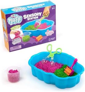 Educational Insights Pluffle® Sensory Station - Sensory Bin Foam Set, No Mess Alternative to Sand Toys & Slime for Toddlers, Fun Table Filler for Home or Classroom, Kids Ages 3+