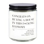 Housewarming Gifts New Home, Funny Housewarming Gifts, New Home Gift Ideas, New Home Candle, Fruit Sweet Scent - 9oz Glass E