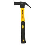 STANLEY 51-186 Fibreglass Nail Hammer 450gms (Yellow & Black)