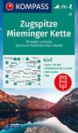 Kompass WK25 Zugspitze, Mieminger Kette: Wandelkaart Schaal 1 : 50.000 (Kompass Wanderkarten)