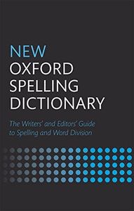 New Oxford Spelling Dictionary