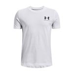 Under Armour Boys' UA Sportstyle Left Chest SS, Boys' Sports Shirt, Lightweight and Quick-Drying Running Top