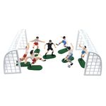 PT Haahoos 9Pcs Football Cake Toppers, Football Birthday Cake Topper Sports Soccer Theme Cake Toppers Decorations Kids Men Birthday Cupcake Topper Cake Sport Boys Party Supplies