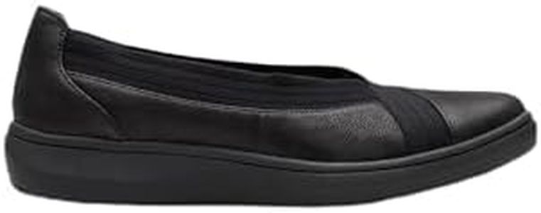 Clarks Women's Brinkley Sky Air Shoe, Black, 7.5
