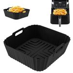 Silicone Air Fryer Liners for Ninja Air Fryer AF180UK AF140UK, Air Fryer Silicone Liners Reusable Air Fryer Accessories for Ninja Air Fryer PRO 4.7L, 6.2L
