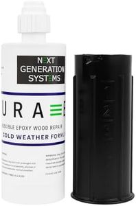 Dura-Fix Flexible Wood Repair Epoxy Filler. Cold Weather Formula. Resealable. 150ml 2N1 Cartridge