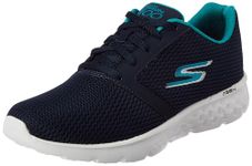 Skechers Womens Go Run 400 Navy/Teal Running Shoe - 7 UK (10 US) (896163ID-NVTL)