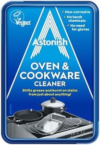 Astonish Oven & Cookware Cleaning Paste For Glass, Appliances, Ceramics, Stovetop & Pyrex - All Purpose Kitchen Cleaner - Heavy Duty Stainless Steel Degreaser Removes Baked On Grease & Grime 150g Tub