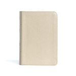 CSB Large Print Compact Reference Bible, Gold LeatherTouch