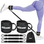 Resistance Bands Set with Ankle Straps, Glutes Workout Equipment, Ankle Weights Bands for Working Out, Butt Exercise Equipment for Women Legs and Glutes