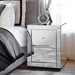 ALFORDSON Mirrored Bedside Table 52