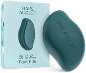 Bare August Glass Foot File Callus Remover- Heel Scraper & in Shower Foot Scrubber Dead Skin Remover - Pedicure Foot Buffer for Soft Feet