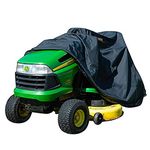 XYZCTEM Riding Lawn Mower Cover,Fits up to 54" Decks, Extreme Waterproof Protection and Reflective Strip