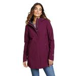 Eddie Bauer Women's Cloud Cap Stretch 2.0 Parka, Dark Plum, Medium