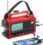 Emergency Radio, 5000 Solar Hand Cr