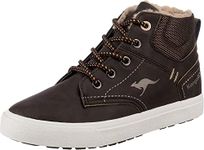 KangaROOS Women's KAVU X Sneaker, Dark Brown, 5 UK