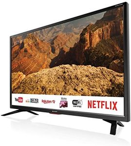 Sharp Aquos LC-32BC5E - 32" Smart TV HD Ready LED TV, Wi-Fi, DVB-T2/S2, 1366 x 768 Pixels, Nero, suono Harman Kardon, 3xHDMI 2xUSB, 2019