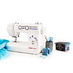 Usha Janome Wonder Stitch Automatic Zig-Zag Electric Sewing Machine| 13 Built-In-Stitches| 21 stitch Function(White)with Free Sewing KIT Worth RS 500 And complementary Sewing Lessons in Nine languages