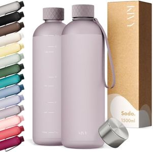 KIVY Tritan Water Bottle 2nd Generation (Purple Taupe, 50oz)