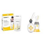 Medela Set of 180 ml Breast Milk Storage Bags with Solo Single Electric Breast Pump