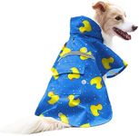 NACOCO Large Dog Raincoat Adjustabl