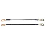 2PCs Tailgate Support Strap Cable UH70 65 760 Replacement For Ford For Ranger Thunderbird Cable Tailgate Cable For Bt50 Tailgate Cable Tailgate Lift Cable