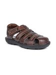 Hush Puppies Men's New Track Fisherman Sandals (8644970_DARK BROWN_9 UK)