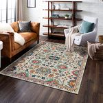 Mohawk Home Grove Elms Beige 7' 10" x 10' Whimsy Area Rug Perfect for Living Room, Dining Room, Office