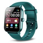 Smart Watch for Men Women, Answer/Make Calls, Smart Watches for Men Women iPhone/Samsung/Android,Alexa Built-in, Heart Rate Sleep SpO2 Monitor,IP68 Waterproof, 100+ Sports-Deep Green