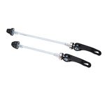 1 Pair Bicycle Skewer, Quick Release Bike Wheel Hub Front and Rear Skewers Cycling Tools(Black) Riding Light Riding Light Riding Light