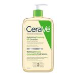 CeraVe Oil Cleanser for Face, Hydrating Foaming Oil Face Cleanser with Squalene Oil, Hyaluronic Acid and Ceramides, for Dry to Very Dry Skin, Non-Greasy, Non-Comedogenic, Fragrance-Free, 562 mL