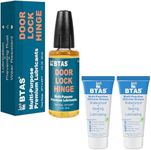 BTAS Squeaky Door Hinge Lubricant 1 oz 2 Pcs & Silicone Lube for Pool O Rings 1 oz 2 Pcs