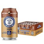 Thirsty Buddha Soda – Prebiotic Soft Drink – Pop Soda - Vegan - Non-GMO - Low Sugar Soda - Low Sugar Drinks - Fibre Rich Diet Soda - High Fibre Diet Pop - Caffeine Free Soda - Root Beer 355ml Can - 12 Count Case