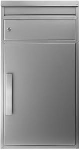 Boîte aux lettres pour colis - Grande boîte aux lettres - Gris - SafePost - 65 m - Avec boîte aux lettres - XXL - Résistant aux intempéries et inoxydable - Pour colis - Compartiment à colis spacieux -