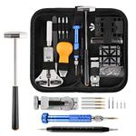 YISSVIC Watch Repair Tool Kit Professional Watch Battery Replacement Tool Kit 183Pcs Spring Bar Watch Band Link Pin with Carry Case