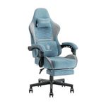 Dowinx Gaming Chair for Adults, Computer Chairs with Footrest, Ergonomic PC Chair with Massage, Office Chair with Armrests, Up to 150Kg