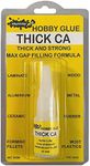 Ickysticky Thick CA Glue 20 g Premium superglue Wood, Craft, Metal, Plastic, Model Kits, DIY, Home, Office