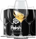 Paksh Novelty Italian White Wine Glasses - - Wine Glass Set for Parties, Weddings, Gifting - Clear Wine Glass, for Red and White Wine - Christmas Gift for Women & Men