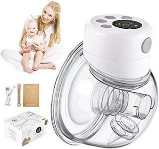 Wearable Breast Pump Hands Free Breast Pump Electric 2022 New,Wireless Portable Breast Pump with LCD Display and Memory Function Ultra-Quiet Breast Pump,2 Modes & 9 Levels Adjustment,24MM Flange