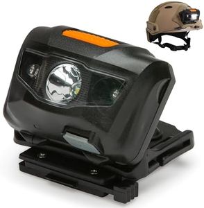 Life Mounts - LED Tactical Helmet NVG Shroud Light - Helmet-Mounted Flashlight Stay Safe and Light Your Way - Designed for Tactical and Ballistic Helmets - Black