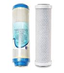 KRPLUS® Water Filter Cartridge Activated Carbon Block CTO Coconut Shell Universal Whole House 10 Micron Replacement Filter Cartridge 10 inch Suitable for All Types of Water Purifier (Pack of 2)