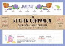 The Kitchen Companion Page-A-Week Calendar 2025: It's Magnetic! Perfect for the Fridge, Wall, or Desk