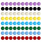 Laviesto Game Replacement Marbles,80pcs Solid Color Game Balls for Chinese Checkers,Aggravation Game,Marble Run,Marble Games(14mm/8 Colors)