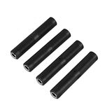 HSP-HSWITI 6.35mm Female to Female Audio Connector, 1/4 Inch TRS/TS Coupler Jack Stereo Adapter Joiner for Audio Device - 4 Pack